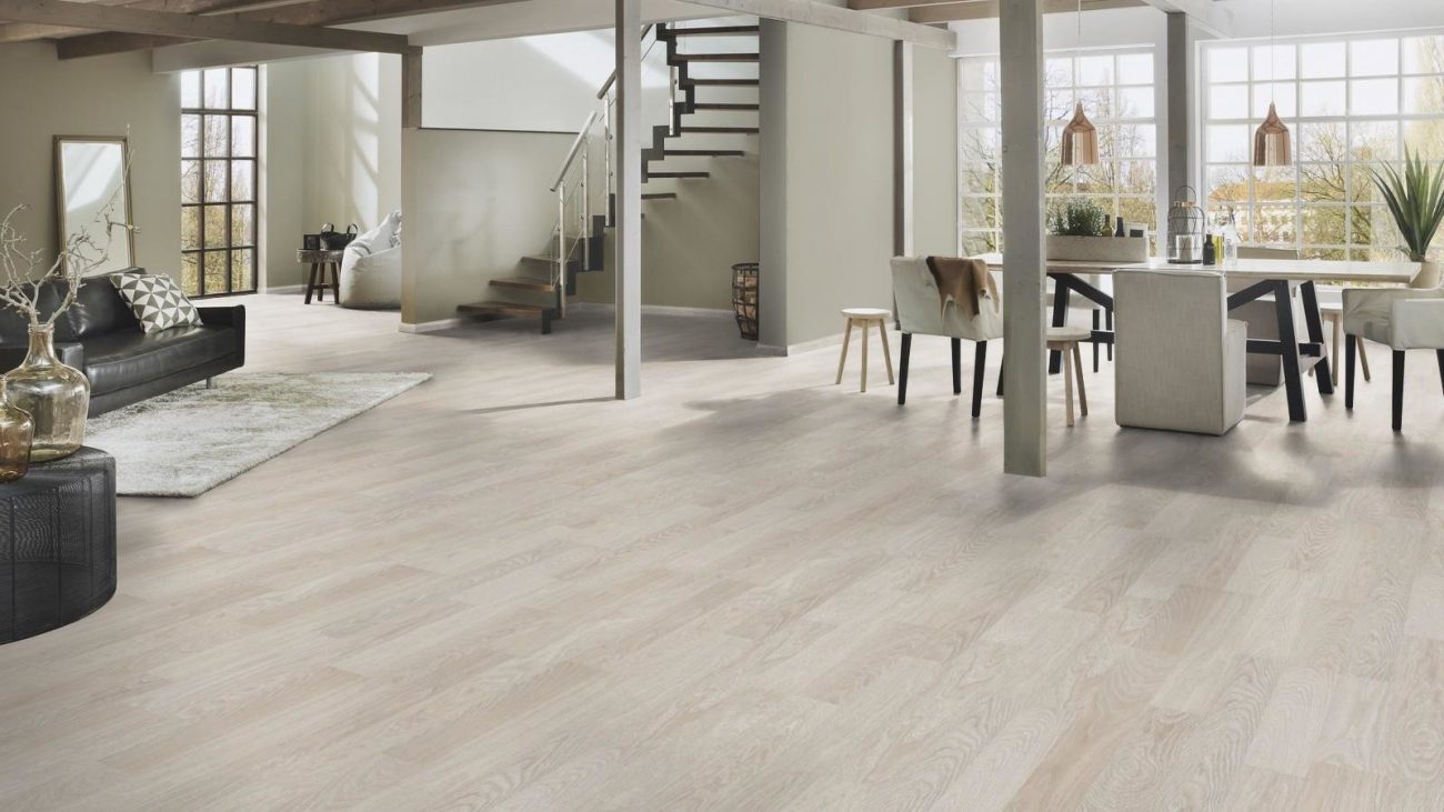 Ламинат Castello Classic 4282 Дуб Рейкъявик 1285 х 192 Krono Original - интерьерное решение.