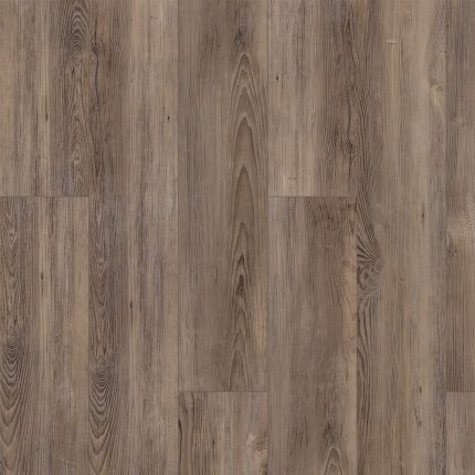 Виниловая плитка LVT Prime click Clay brown 1120x169 - установка в интерьере