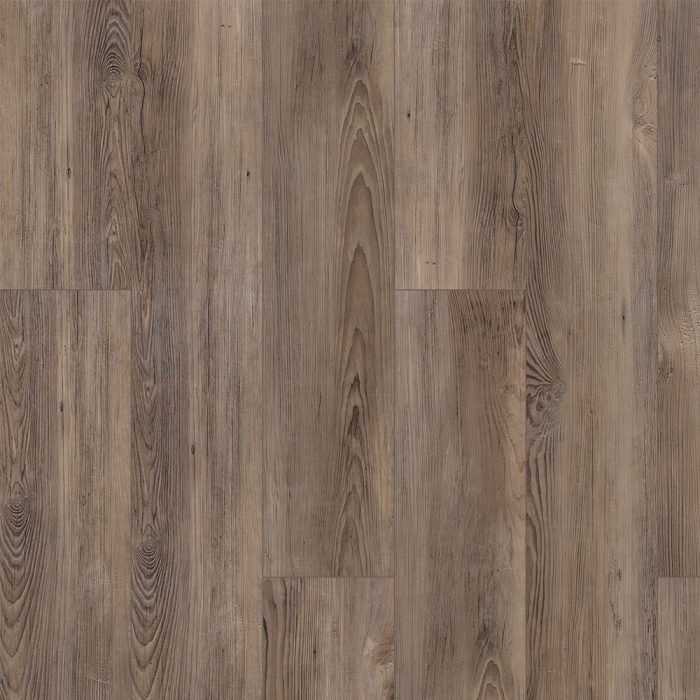 Виниловая плитка LVT Prime click Clay brown 1120x169 - установка в интерьере