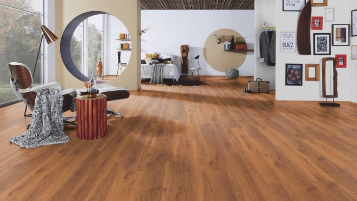 Ламинат Castello Classic 709 Дуб Высокогорный 1285 х 192 Krono Original - интерьерный шедевр.