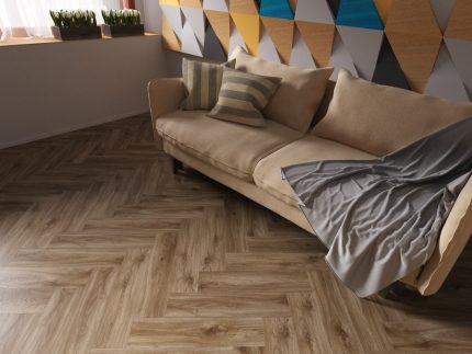 Виниловая плитка FF-004 Дуб Лувр FineFloor Craft