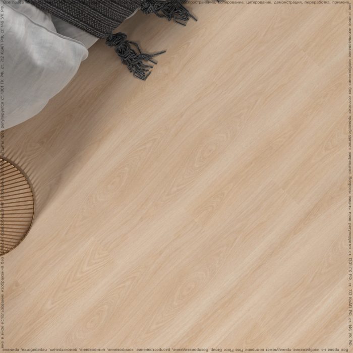 Vinyl flooring in oak color