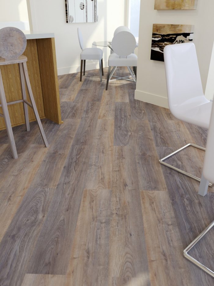 Дуб Борда Fine Floor Light Vinyl Laminate Flooring.