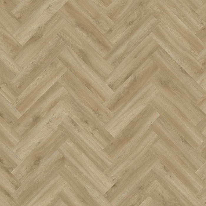 SIERRA OAK 58847 Moduleo Lay Red Herringbone Vinyl Flooring.