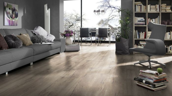 Ламинат Kronotex Exquisit D4763 - дубовый рисунок.