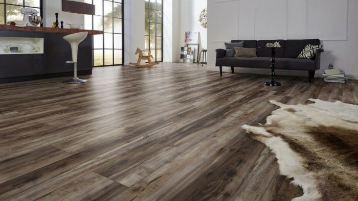 Клен Каньон темный ламинат Kronotex Exquisit Plus D6006.