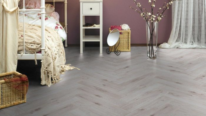 Ламинат Kronotex Herringbone AB 3516 32 класс, 8 мм. - Паркетный узор
