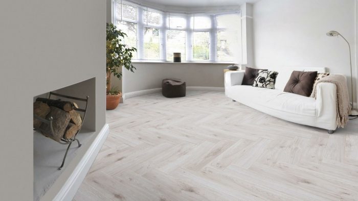 Ламинат Kronotex Herringbone AB 3516 32 класс, 8 мм. - Декоративный узорный ламинат