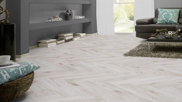 Ламинат Kronotex Herringbone AB 3516 32 класс, 8 мм. - Фишбоне узор