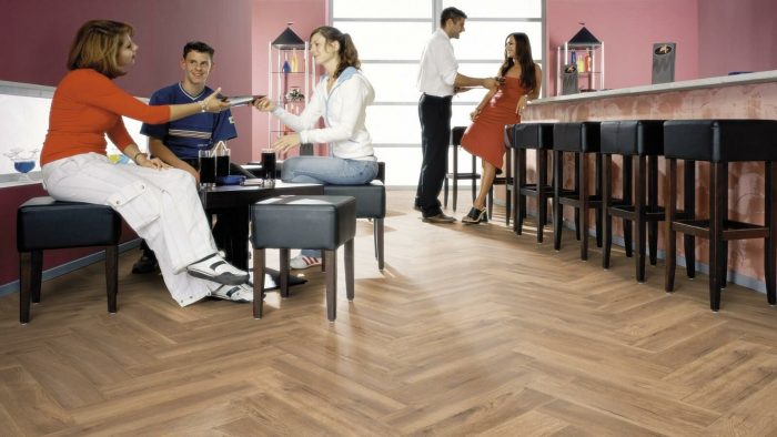 Ламинат Kronotex Herringbone AB 4764 - узор "Рыбий хвост