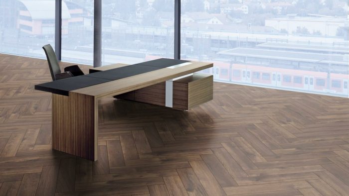 Ламинат Kronotex Herringbone AB 4766 32 класс, 8 мм - Дубовый узор